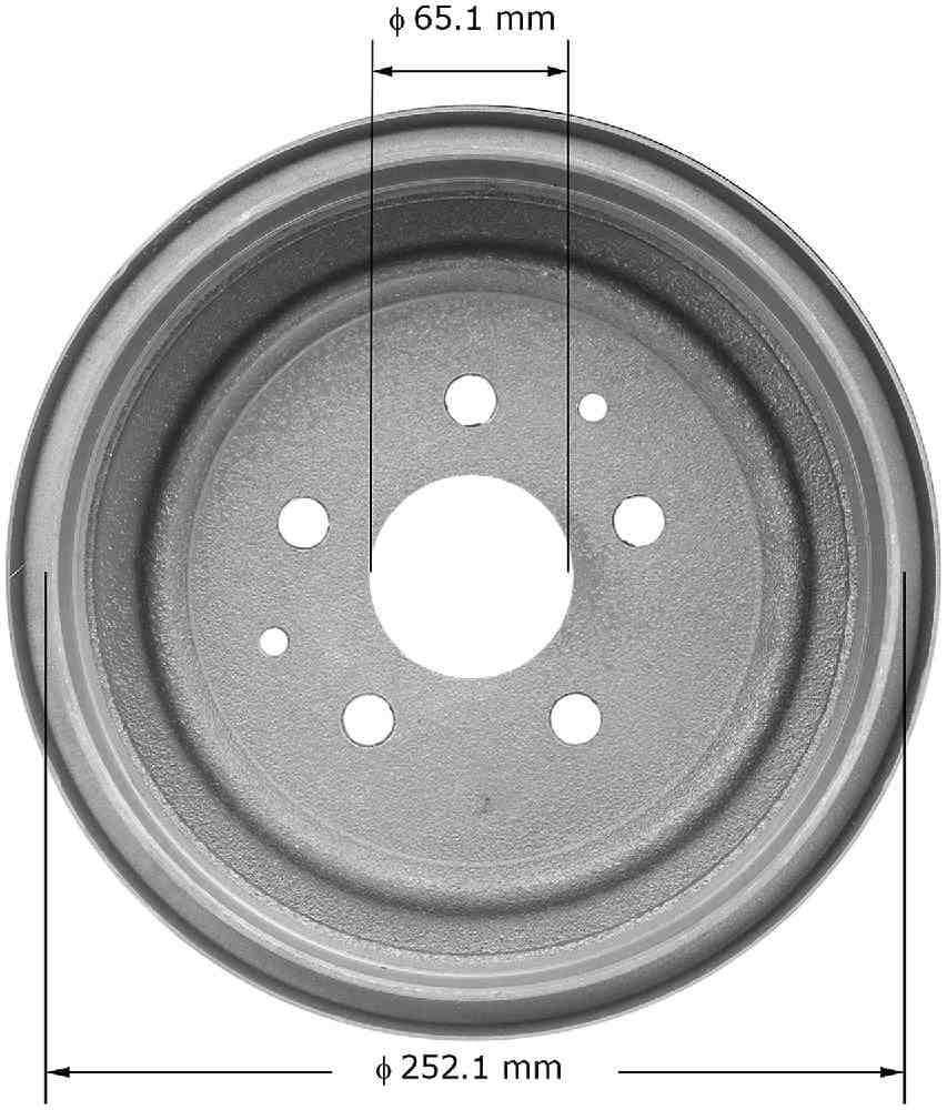 Bendix PDR0446 Premium Brake Drum