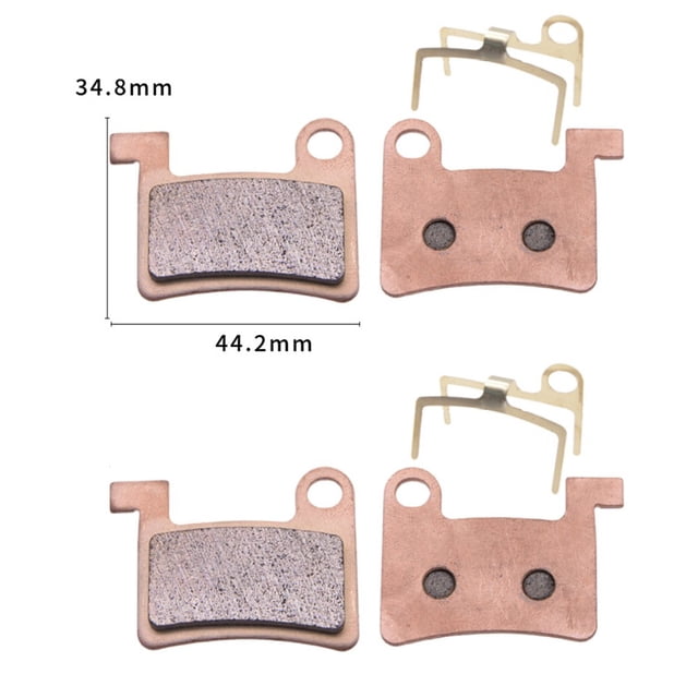 Bgsha 2pairs Bicycle Disc Brake Pads For ebike Calipers full metal brake pads