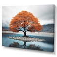 thumbnail image 2 of Designart Trees Wall art decor, Tree Canvas wall art, Orange Tree Autumn I , Extra large Traditional Canvas wall art, 40x30 inches, 2 of 5