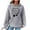 Gray, variant on DDAPJ pyju Dog Mom Hoodies for Women Cute Dog Paw Print Hooded Sweatshirt Funny Letter Graphic Hoodie Waffle Knit Drawstring Pullover Tops 2025 Gifts Ideas Pink XXXL