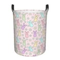 thumbnail image 2 of Goofa Colorful Bunny Printed Circular Hamper,Laundry Basket with Handles,Storage Baskets Foldable,Large Capacity Laundry Hamper-, 2 of 8