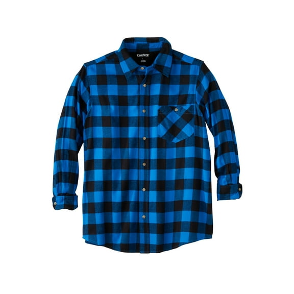 Boulder Creek by KingSize Men's Big & Tall  Flannel Shirt