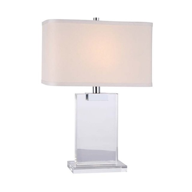 Elegant Lighting Regina 23" Lampe de Table en Chrome