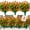 Orange-eucalyptustus, variant on ZOELNIC 8 Bundles Artificial Flowers Outdoor, Plastic Faux Flowers Plants UV Resistant Greenery Plants Artificial Fake Plants Indoor Outside Home Garden Spring Summer Decor(Fuchsia)