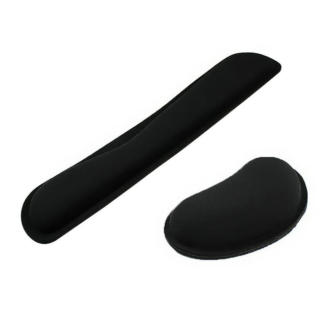 Injueey Almohadilla para teclado para reposamuñecas, para ordenador portátil, teclado, ratón, alfombrilla de soporte para muñeca, almohadilla para Juegos de teclado y mouse para computadora