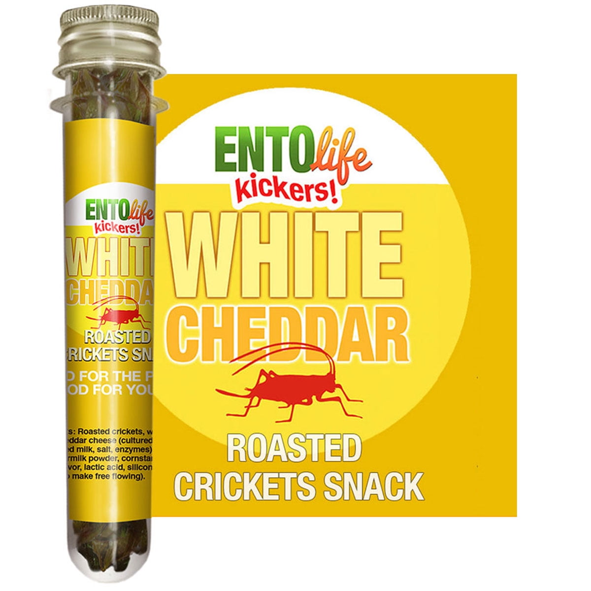 Mini-Kickers White Cheddar Flavored Cricket Snack