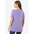 thumbnail image 2 of Woman Within Plus Size Perfect Short-Sleeve Crewneck Tee (Petite Available), 2 of 6