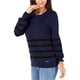 thumbnail image 2 of Michael Kors suéter de rayas para mujer, azul, pequeño Michael Kors  Pull-over, 2 of 2