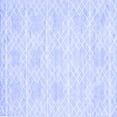 thumbnail image 1 of Ahgly Company Machine Washable Indoor Square Abstract Blue Contemporary Area Rugs, 5' Square, 1 of 4
