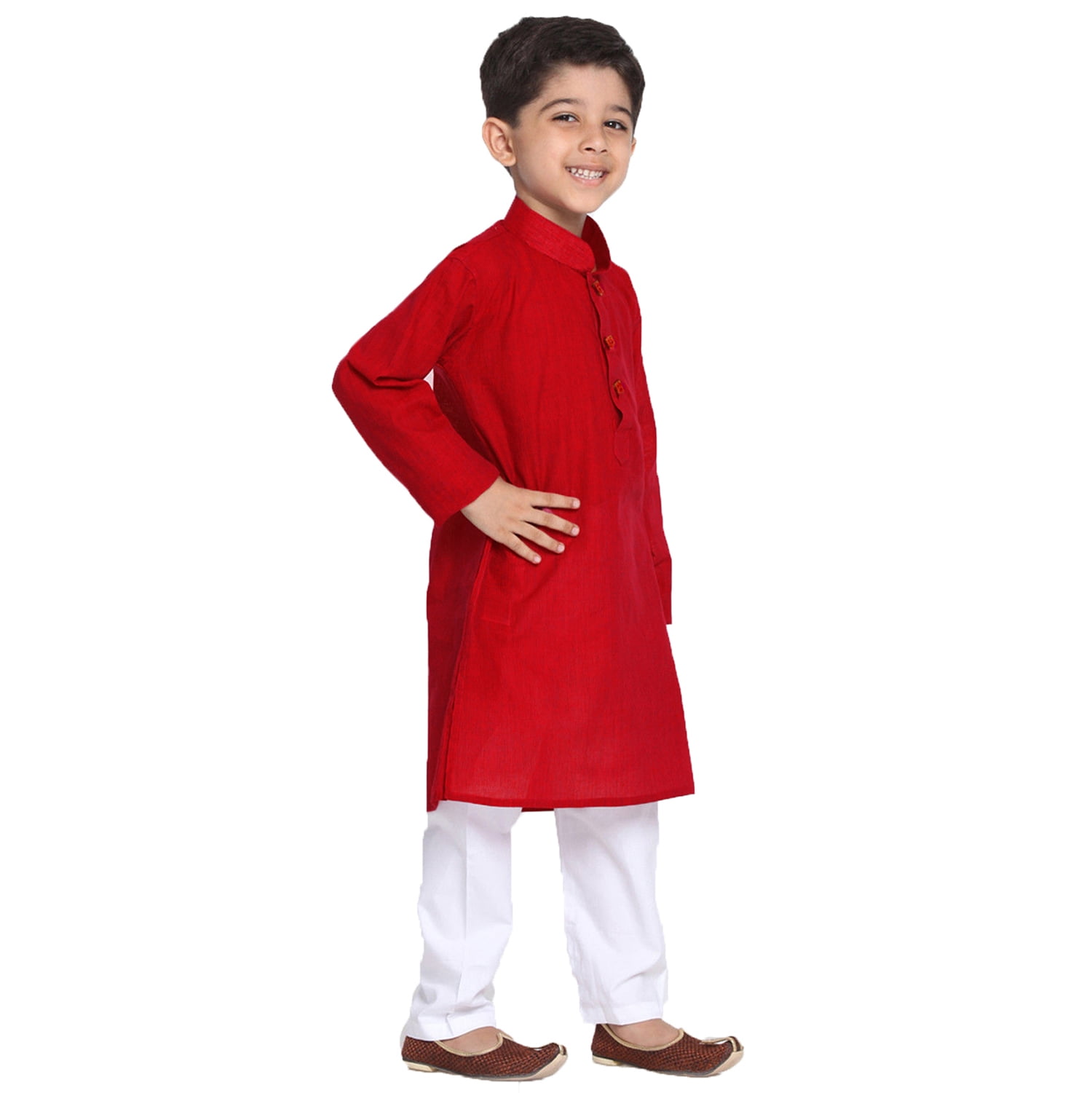 White kurta pajama for kids sale
