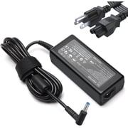 65W Laptop Charger for HP Envy 13, 15, 17 and Envy X360 15t, 15m, 17m with 4.5 x 3mm Blue Tip