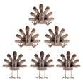 thumbnail image 1 of Thanksgiving Day Candle Holder: 6PCS Turkey Design Tealight Holder Candle Stands, 1 of 9