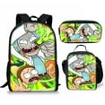 thumbnail image 2 of 17 Inch Anime Backpack Multifunction Bookpack Unisex Comic Laptop Bag for Teen Men Women (3 in 1), 2 of 10