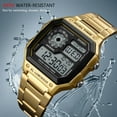 thumbnail image 3 of SKMEI Sport Montre pour Homme en Acier Inoxydable 5ATM Résistante à l'Eau Rétroéclairage Numérique Montre-Bracelet pour Homme Relógio Musculino Chronographe, 3 of 3