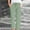 Green, variant on Summer Women's Pants Under $8 Pants Cotton and Linen Casual Solid Color Drawstring Elastic Waist Long Straigh Pants With Pockets