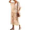 thumbnail image 1 of Vestido playero largo para mujer, caftán turco, caftán playero, 1 of 4