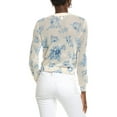 thumbnail image 2 of CeCe womens  Pointelle Cardigan, xs, White, 2 of 3