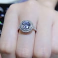 thumbnail image 6 of Women Jewelry Charm 925 Silver Rings Cubic Zircon Wedding Party Gifts Sz 6-10, 6 of 9