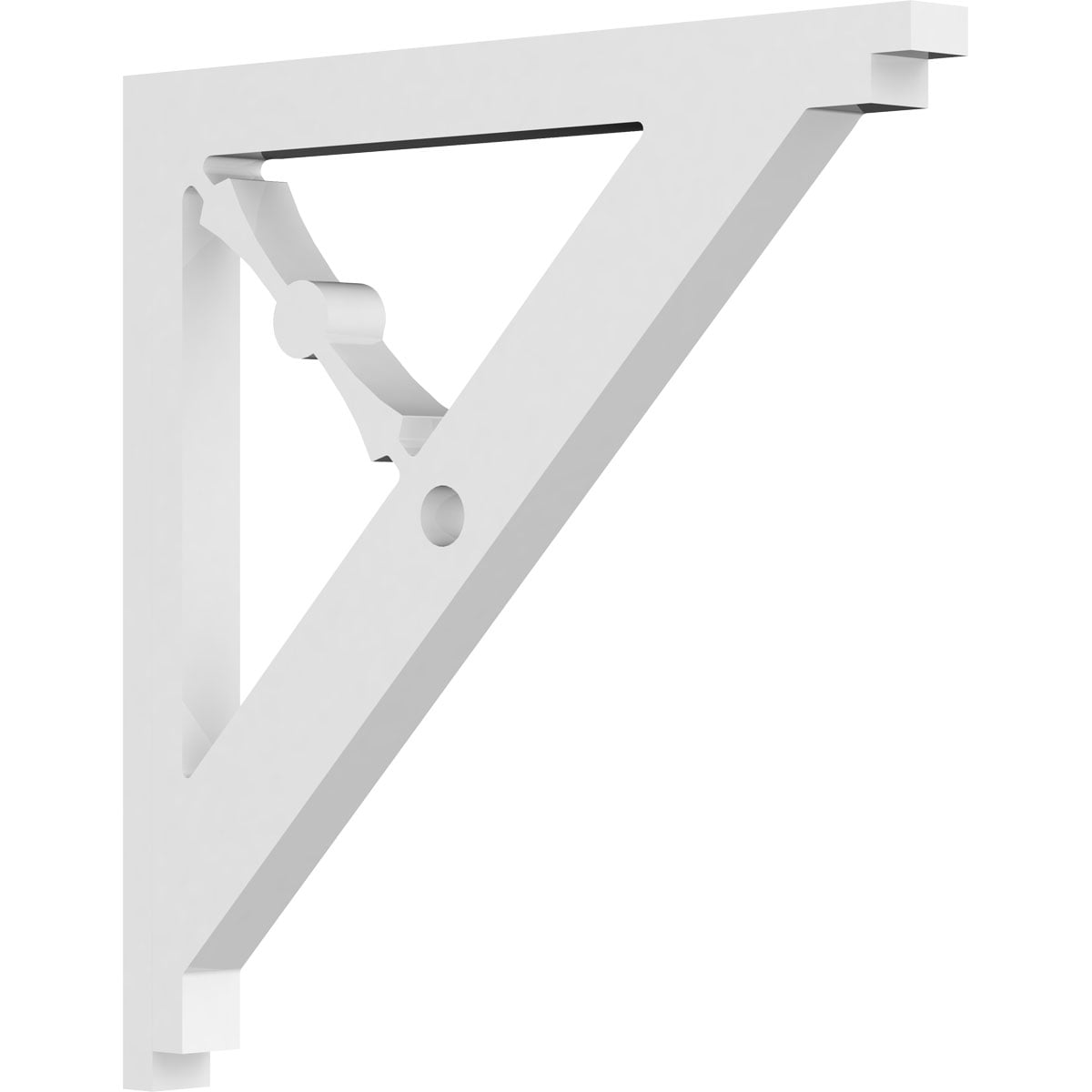 5/8"W X 8"D X 8"H Artisan Architectural Grade PVC Bracket