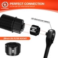thumbnail image 3 of 28mm Low Profile Oil Filter Socket, 3/8" Drive 6-Point Oil Filter Cap Remover and Installer Tool, Chrome Vanadium Steel, 3 of 6