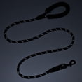 thumbnail image 2 of GROWTH TANK Dog Leash Reflective Nylon Leashes Small Large Puppy Collar Leashes Lead Black, 2 of 8