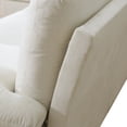 thumbnail image 6 of PonLiving Flannel U-shaped 3-Piece Living Room Sofa set Beige, 6 of 7