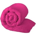 thumbnail image 5 of D.N.G. BEDDINGS 3 Piece Luxury Diamond Pattern Comforter Set, Premium Super Soft, 800 Thread Count, 100% Egyptian Cotton, Full/Queen Size, Solid Hot Pink Color, 5 of 8