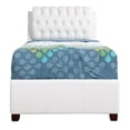 thumbnail image 3 of Glory Furniture Marilla Faux Leather Upholstered Twin Bed in White, 3 of 7