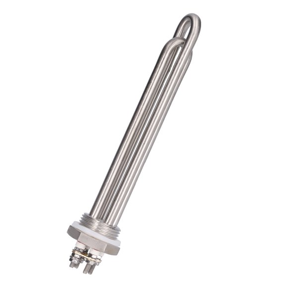 Tubo calefactor eléctrico de acero inoxidable, suministros industriales, 1 pulgada BSP, 12 V CC, 300 W