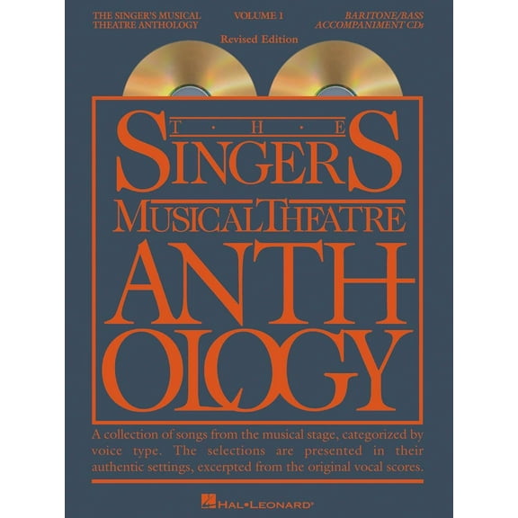 Hal Leonard Singer's Musical Theatre Anthology for Baritone / Bass Volume 1 2CD's
