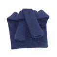 thumbnail image 4 of Chal para figura a escala 1/12, accesorio de disfraz, juguete de moda versátil, atuendo compacto. Azul oscuro, 4 of 9
