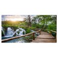 thumbnail image 2 of Sentier dans les Lacs de Plitvice - Impression sur Toile de Photographie de Paysage, 2 of 3