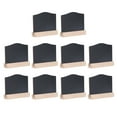 thumbnail image 2 of Mini Tableau Noir Panneaux 10 Ensembles Mini Tableau Noir de Table Petit Buffet Panneaux Mini Tableau Noir Panneaux avec Support Performance Puissante, 2 of 5