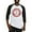 Black/White, variant on CafePress - Med School Grad (Male) Baseball Jersey - Cotton Baseball Jersey, 3/4 Raglan Sleeve Shirt