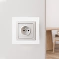 thumbnail image 2 of 6pcs Convenient Light Switch Cover Electrical Wall Plate Portable Decoration Hole Cover (86 Type), 2 of 9
