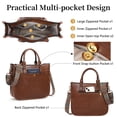 thumbnail image 4 of GAEKEAO Crossbody Bags for Women Leather Top Handle for Ladies Tote Shoulder Bag Satchel Purse with Adjustable Strap, 4 of 6