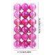 thumbnail image 4 of ¡Liquidación de ahorros navideños! Bolas navideñas PRETXORVE, adornos para árbol de Navidad, 36 piezas, adornos colgantes para fiestas, decoración de 6 cm., 4 of 8