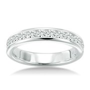 3/4 Carat Channel-Set 14kt White Gold Band