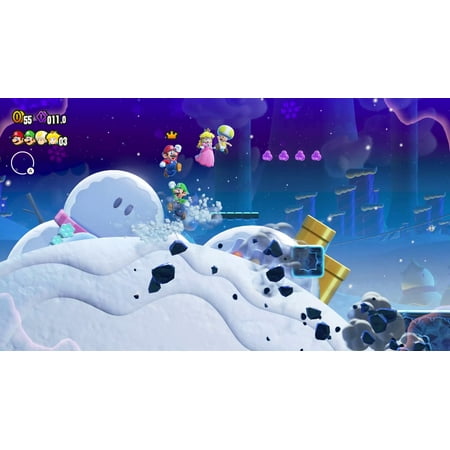 Nintendo Switch – OLED Model + Super Mario Bros. Wonder Bundle - Red and Blue
