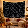 thumbnail image 2 of Animal Print Consists With Numerous Charcoal Spots Varying, Mystical Fantasy for Space Lovers, Galaxy Room Decor, Housewarming Gift, Tapestry Wall Hanging for Bedroom and Dorm, 2 of 6