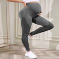 thumbnail image 3 of Leggings de Sport de Maternité pour Femmes par-Dessus le Ventre Pantalons de Grossesse, 3 of 6