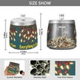 thumbnail image 2 of Yayeee Ashtray with Lid for Cigarette Smokeless Stainless Steel Home Ash Holder, Red Christmas Light, 2 of 7