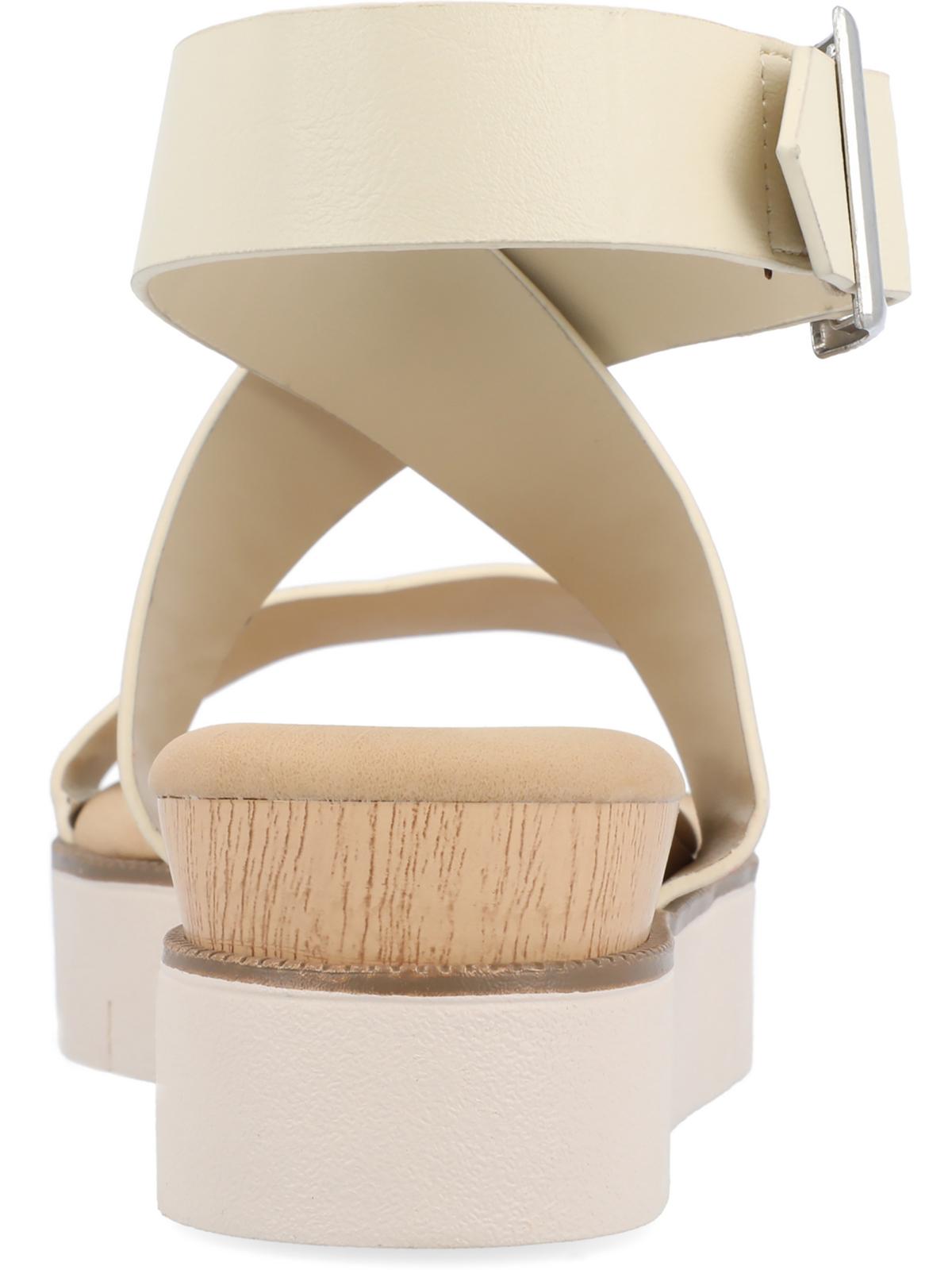 Journee Collection Womens Havalee Tru Comfort Foam Buckle Platform Sandals