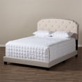 thumbnail image 7 of Baxton Studio Lexi Tufted Queen Low Profile Bed in Light Beige, 7 of 7