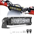 thumbnail image 1 of Barra de luces LED Lumimotor, 6 pulgadas, 7000 lúmenes, combo Spot Flood, 12-24 V, 1 of 8