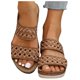 thumbnail image 2 of MKLEKYY Sandalias Cómodas para Mujer, Sandalias de Verano Con Tacón Inclinado, Color Liso, Punta Abierta, Bordado, Suela Gruesa, 2 of 4