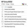 thumbnail image 3 of HP Envy 6552 Wireless All-in-One Color Photo Inkjet Printer, Scanner, Copier, 3mos Free Instant Ink, 3 of 21