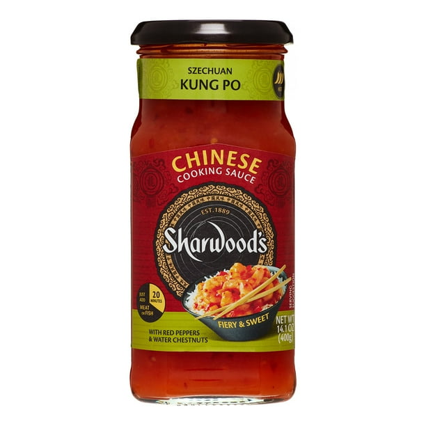 Sharwood's Chinese Cooking Sauce, Szechuan Kung Po, 14.1 Oz