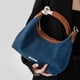 thumbnail image 4 of Bolsa para las axilas Lady Armpit Bag Bolsos de mezclilla informales Versátiles Regalos de gran capacidad para amigos, 4 of 8
