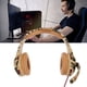 thumbnail image 1 of Auriculares para juegos sobre la oreja auriculares para juegos con micrófono dual de 35 mm 120 grados ajustables Lightable para PC, 1 of 8